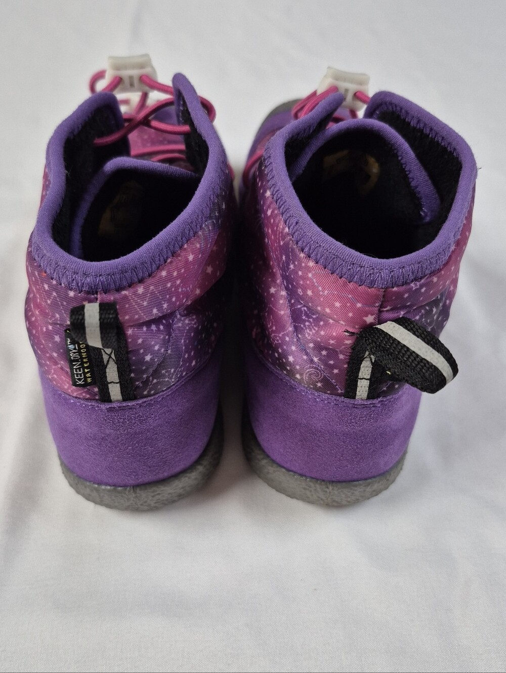 KEEN Howser II Chukka Mid Boot Waterproof Girls Tillandsia Purple Size 4 - Picture 6 of 9